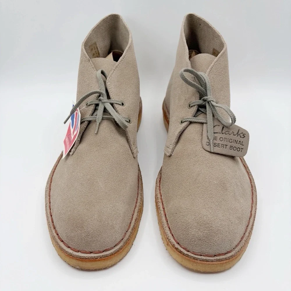 Clarks Originals Desert Boot Made in England Sand Suede Size 10 M Deadstock New